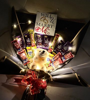 Chochalte Teddy Bouquet